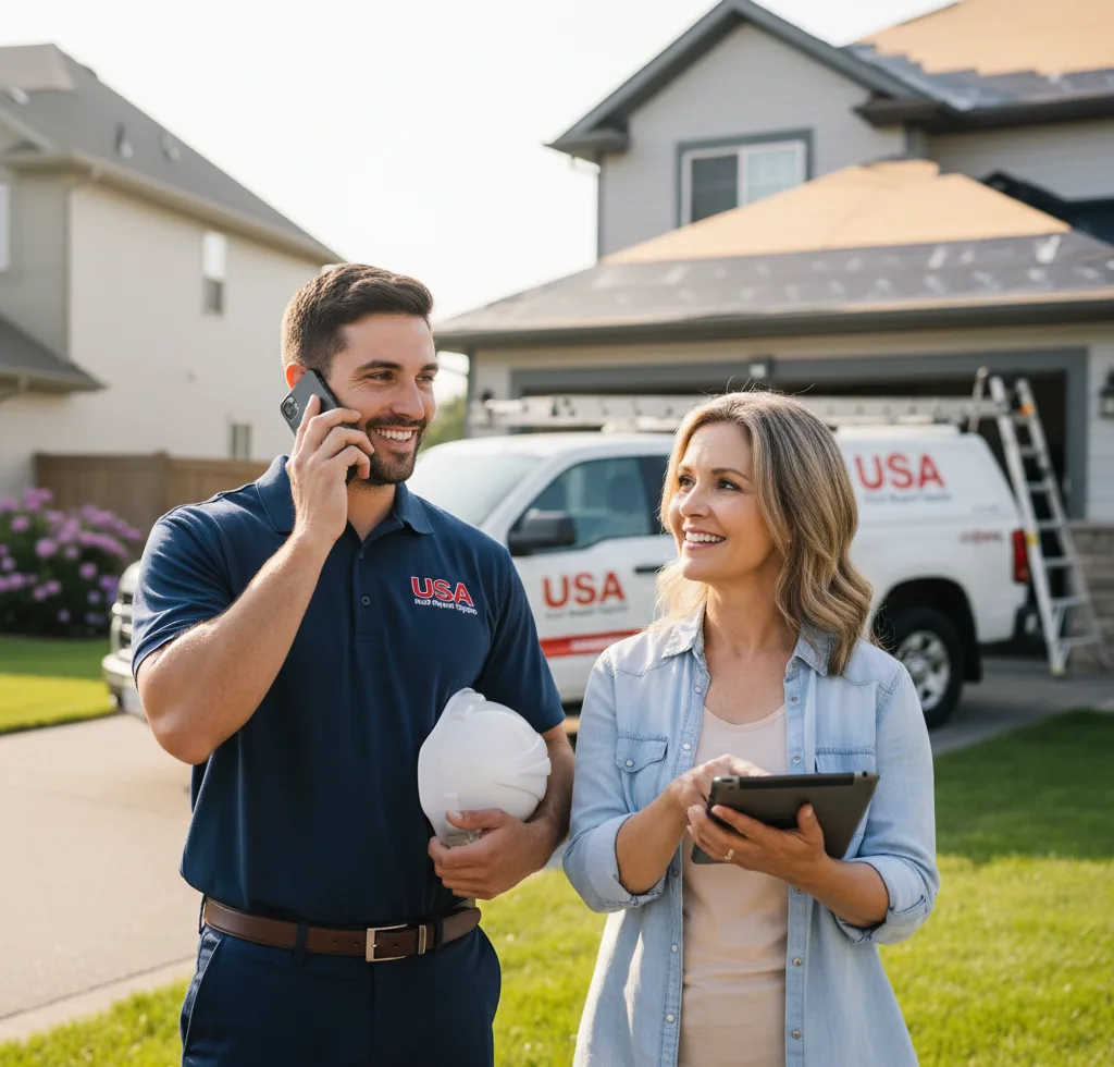 USA Roof Repair Experts customer support in Milton